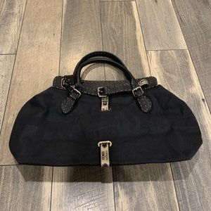 FENDI black Selleria grand borghese bag